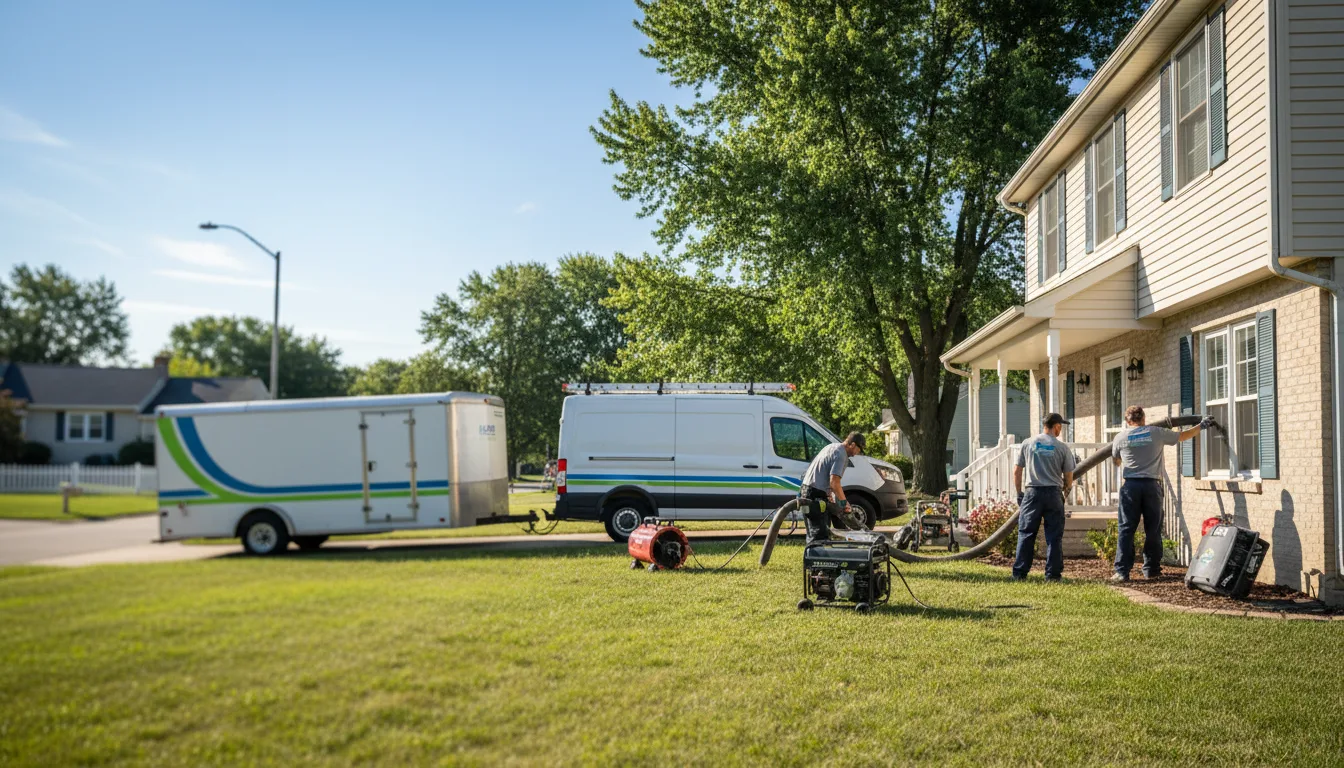 Flooded Basement Restoration And Cleanup With Repair in Corning, KS near me